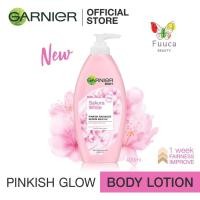 ราคา การ์นิเย่ บอดี้โลชั่น Garnier UV light Sakura complete lotion การ์นิเย่ ยูวี ไวท์ ซากุระ บอดี้โลชั่น 400 ml (20349276735)