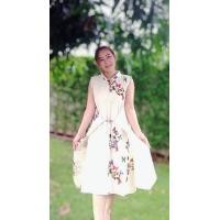 ราคา เดรสผ้าฝ้ายมัดหน้า มัดหลัง เดรสสาวอวบ เดรสผ้าพื้นเมือง เดรสยาว (14099094617)