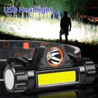 ราคา ไฟฉายคาดหัว Outdoor ไฟฉายชาร์จไฟ USB Rechargeable Headlight (21200967680)