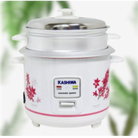 ราคา หม้อหุงข้าวไฟฟ้าKASHIWA พร้อมซึ่งนึ่ง1 8 ลิตร รุ่น RC 1805 สีขาว (17442180916)