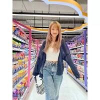 ราคา Foya 1 เสื้อคลุมไหมพรม เสื้อคลุมคาดิแกน เสื้อสเวตเตอร์แขนยาว มีสินค้าพร้อมส่ง มี4สี สีพื้น เนื้อผ้าดี ใส่กันแดดกันหนาวได้ 344 (15849447549)