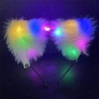 ราคา TRADER ผู้ใหญ่ วัยรุ่น สำหรับปาร์ตี้คอสตูม สวม พร้อมไฟ LED ที่คาดผมชุดแฟนซี เครื่องประดับผม ที่คาดผมหูแมว หมวกคอสเพลย์ (15928324871)