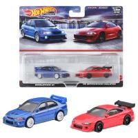 ราคา โมเดลรถเหล็ก Hot Wheels Premium 2 Pack แพ็คคู่ Mitsubishi Lancer Evolution 95 Mitsubishi Eclipse ล้อยาง ลิขสิทธิ์ (21353176413)