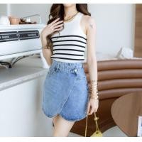 ราคา Dewishes Korea Denim Skirt กระโปรงยีนส์สั้น ป้ายหน้า ทรงเอ (19058709611)