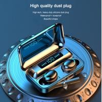 ราคา ใหม่ล่าสุด TWS F9 5 หูฟังบลูทูธ หูฟังไร้สาย ตัดเสียงรบกวน มาพร้อมกล่องแบตเตอรี่ขนาด 2000mAh กล่องเก็บในตัว (7103354034)