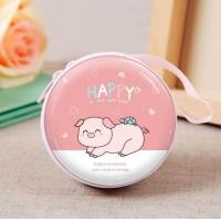ราคา กระเป๋าสตางค์ กระเป๋าใส่เหรียญ กระเป๋าใส่สายชาร์ท ขนาด 7 ซม หมูชมพู (21331384401)