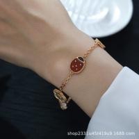 ราคา TOP Version Bvlgari VC A S925 สร้อยข้อมือเจ็ดดาวเต่าทองห้าดอกไม้สร้อยข้อมือผู้หญิง 18K ทองสองด้านสีขาวธรรมชาติเครื่องประดับหรูหรา (20883246948)