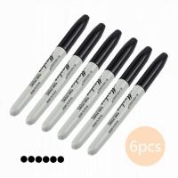 ราคา 6ชิ้นหมึกกันน้ำปากกามาร์คเกอร์คงทนหัวละเอียดสีดำสีน้ำเงินน้ำมันสีแดงหมึก1 5มม ปากกาปากกาสีละเอียดนิ้วเท้าทรงกลม (20629570456)