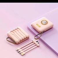ราคา แบตสำรอง Power Bank 30000 mAh รุ่นQ8 แถมซองกันน้ำ มีสายในตัว4ห้ว พักง่าย สะดวกสุด (21340407707)