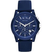ราคา A X ARMANI EXCHANGE Armani Exchange Mens Chronograph Dress Watch With Leather Steel or Silicone Band Blue Blue Silicone (19294420119)