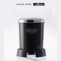 ราคา ตรุษจีน DKW HH 300C ชุดถังขยะกลมฝาโครม Retro ขนาด 9 ลิตร Retro Step open bin 9L (19736214689)