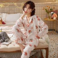 ราคา ชุดนอนคนท้อง ชุดนอนกิโมโนลายลูกพีชผ้าฝ้ายมัสลิน เหมาะกับคนท้อง คุณแม่ให้นม เอวปรับระดับได้ตามขนาดหน้าท้อง พร้อมส่ง (17980466277)