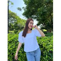 ราคา เสื้อคอเหลี่ยม ผ้าเยื่อไผ่ (19195180918)