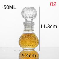 ราคา ขวดเหล้า ขวดไวน์ ขนาดจิ๋ว 50 ml มีให้เลือกทั้งหมด5แบบ (10106151979)