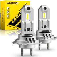ราคา AUXITO หลอดไฟไฟหน้ารถมอเตอร์ไซค์แบบ Led H7 GFM หลอดไฟหัวสดใสพิเศษ18000Lm หลอดไฟไฟหน้ารถมอเตอร์ไซค์แบบ Led รถยนต์ขนาดเล็กไร้สาย7035 Smd พร้อมพัดลม6500K สีขาว (17168754865)