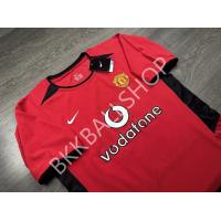 ราคา RETRO เสื้อฟุตบอลย้อนยุค แมนยู Home เหย้า 2002 2004 (20813246755)