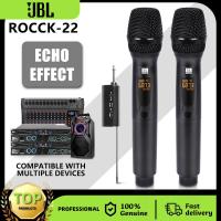 ราคา JBL ROCK22 ไมค์ลอยไร้สาย ไมค์ลอย ไมค์ลอยบลูทูธ คุณภาพเสียงชัดเจนสุดๆ ใช้งานต่อเนื่อง 12 ชม ความถี่ UHF ไมโครโฟนไร้สาย ไมโครโฟนแบบใช้มือถือคู (18691696964)