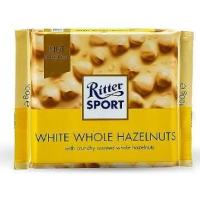 ราคา Ritter Sport White Chocolate With Whole Hazelnuts 3 5oz 100g (19850719933)
