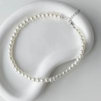 ราคา พร้อมส่ง Pearl Necklace สร้อยคอมุก สร้อยคอลูกปัดสีมุก แบบมีตะขอปรับขนาดได้ (20787707053)