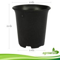 ราคา กระถางต้นไม้สวยๆ กะถางต้นไม้ กระถาง กระถางดำ 3 นิ้ว สีดำ กระบองเพชร 100 ชิ้น (21358583815)