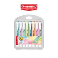 ราคา STABILO Swing Cool Pastel ปากกาไฮไลท์ ปากกาเน้นข้อความ สีพาสเทล แพ็ค 8 สี 275 8 08 2 (21260432771)