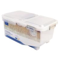ราคา Super Lock กล่องใส่ข้าวสาร ขนาด 5kg 6kg 10kg Rice Bucket Storage Box กล่องเก็บข้าวสาร กล่องใส่อาหารแห้ง ถังข้าวสาร (20702703706)