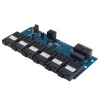 ราคา PCB Media Converter Fiber 2 FO SC Port 4 LAN Rj45 Optical Optical 6 SC 2 RJ45 Transceiver Ethernet Switch 4 Port with Adapter (21074206156)