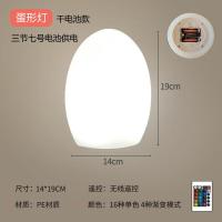 ราคา 16 RGB Color Rechargeable Desk Table Lamps Egg Shape Colorful LED Atmosphere Light Desk Table Lamps for Party Bar Decors (18819555714)