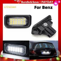 ราคา ไฟป้ายทะเบียน LED 2ชิ้นสำหรับ Mercedes Benz C Class W203 4ประตู2001 2007 R230 W209 C209 A209 SL CLK Class CANbus (21170541327)