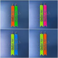 ราคา ราคาต่อชิ้น 1ชิ้น มี2สี ริบบิ้นห้อยท้ายรถ ป้ายห้อยท้ายรถ สะท้อนแสง มีหลายรุ่น (17827321312)