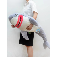 ราคา ตุ๊กตาขนาดใหญ่ Megalodon ริมฝีปากสีแดงขนาด80ซม 105ซม ตุ๊กตาตัวใหญ่ถือตุ๊กตาฉลามของเล่นนอนของขวัญเด็กผู้ชาย (21159199603)