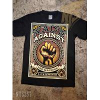 ราคา NTS 257 RAGE AGAINST THE MACHINE ROCK เสื้อยืด เสื้อวง เสื้อดำ สกรีนลาย ผ้าหนา NTS T SHIRT S M L XL XXL (10152975740)