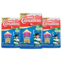 ราคา คาร์เนชั่น ทรีพลัส สมาร์ทโก ผลิตภัณฑ์นมผง กลิ่นวานิลลา 550 กรัม แพ็ค 3 ถุง ส่งเร็ว (20765629525)