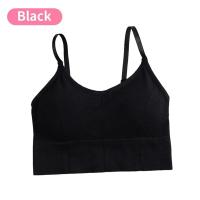 ราคา เสื้อชั้นในเล่นกีฬาเปิดหลังสำหรับผู้หญิงเสื้อชั้นในไร้รอยต่อสามารถปรับสายคล้องไหล่ได้เสื้อกล้ามเล่นโยคะบุนวมด้านใน (21170499432)