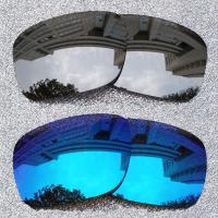 ราคา เลนส์โพลาไรซ์2คู่สำหรับกรอบแว่นกันแดด Oakley Hijinx ติดตั้งได้ง่าย ใส่ได้พอดี ป้องกันรังสียูวี100 ดำ เงิน (20268890170)