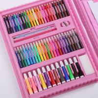 ราคา jiangqushuangyangde 258 PCSพาเลทชุดระบายสี พาเลทชุดระบายสี เซ็ทใหญ่ ชุดกล่องสี รวมสีไม้ สีเทียน สีน้ำ ปากกา (20352801650)