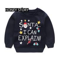 ราคา เสื้อสเวตเตอร์เสื้อแขนยาวสีแดงเด็กลายกวางซานตาคลอสมนุษย์หิมะสเวตเตอร์คริสต์มาส (20756170558)