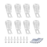 ราคา 8Pcs Curtain Clear P Clips HookRoller Blind Clips Child Safety Chain Cord P Clip Hooks for Vertical Roman Roller Blinds (19435012200)