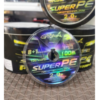 ราคา สาย PE G max 8 1x Super PE ถักแน่น เหนียว ลื่น ม้วนละ 100m (15191502364)