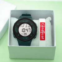 ราคา SanheZ Sanrio Kuromi นาฬิกาสไตล์ใหม่นักเรียนผู้หญิงมัธยมต้นเด็กผู้หญิงฉบับภาษาเกาหลีเด็ก Jam Tangan Elektronik กันน้ำสำหรับกีฬา (20255496202)