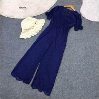 ราคา 7915 จั๊มสูทขายาว ผ้าลูกไม้ มีหลายสีเลื่อนดูในโพส แขนตุ๊กตา เสื้อผ้าแฟชั่น งานบุญ งานบวช (16980291902)
