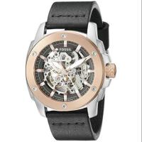 ราคา ORIGINAL fossil ME3082 Modern Machine Automatic Black Leather Mens Watch (18218845006)