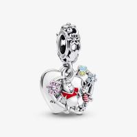 ราคา New 925 sterling silver Winnie the Pooh Charm Collection Set fit pandora bracelet 2022 women fashion DIY fine jewelry valentines day gift for girlfriend (16112259827)