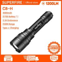 ราคา SUPERFIRE ไฟฉาย C8ไฟฉายLEDกันน้ำระยะไกลShotไฟฉายกลางแจ้ง (5438836217)