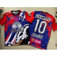 ราคา เสื้อพิมพ์ลายช้างธงชาติไทย พิมพ์ลายหน้าหลัง ราคาถูก (11787165341)