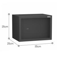 ราคา ตู้เซฟอิเล็กทรอนิกส์ ตู้เซฟนิรภัย ตู้เซฟ safety box ปลดล็อคด้วยกุญแจ สำหรับเก็บเงิน เครื่องประดับ ของมีค่า อัพเกรดความหนาของเหล็ก ป้องกันโจรกรรม Simpler (21274377329)