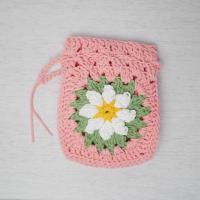 ราคา กระเป๋าดอกไม้ กระเป๋าเชือกฟอกใบเล็ก ถุงหูรูด (21350622591)