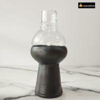 ราคา ตะเกียงน้ำมันพืช ตะเกียงครอบแก้ว สีดำ (21267927257)