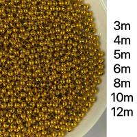 ราคา ลูกปัดเงิน ลูกปัดทอง ขนาดต่างๆ ลูกปัดพลาสติกสีเงิน สีทอง ทรงกลม สำหรับตกแต่งเครื่องประดับ งานฝีมือ (19582247199)