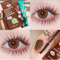 ราคา 4D เส้นใยไหมมาสคาร่ากันน้ำเรียวหยิกติดทนนานธรรมชาติแปรงขนาดเล็ก S Weatproof ดัดผมยาวมาสคาร่าสวมใส่นาน (16816543258)